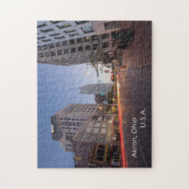 ギフト用の箱が付いているアクロン、オハイオ州のパズル ジグソーパズル