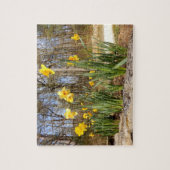 ギフト用の箱が付いているイースター写真のパズルのラッパスイセン ジグソーパズル (縦)