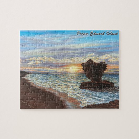 ギフト用の箱が付いているティーカップの石のパズル ジグソーパズル (横)