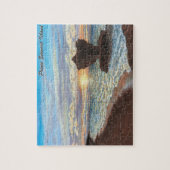 ギフト用の箱が付いているティーカップの石のパズル ジグソーパズル (縦)