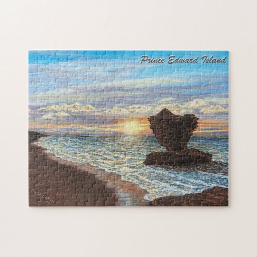 ギフト用の箱が付いているティーカップの石のパズル ジグソーパズル (横)