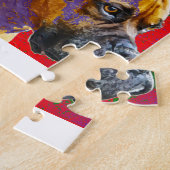 ギフト用の箱が付いているボクサーの写真のパズル ジグソーパズル (側面)