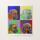 ギフト用の箱が付いているボクサーの写真のパズル ジグソーパズル (縦)