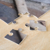 ギフト用の箱が付いている古い用具の写真のパズル ジグソーパズル (側面)