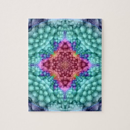 ギフト用の箱が付いている素晴しく青いヴィンテージのジグソーパズル ジグソーパズル (縦)