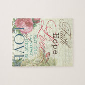 ギフト用の箱が付いている8x10信頼の希望愛パズル ジグソーパズル (横)