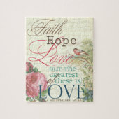 ギフト用の箱が付いている8x10信頼の希望愛パズル ジグソーパズル (縦)