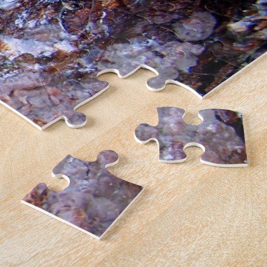 ギフト用の箱が付いているAshy灰色のスラグ写真のパズル ジグソーパズル (側面)