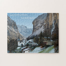 ギフト用の箱が付いているLauterbrunnenのパズル ジグソーパズル