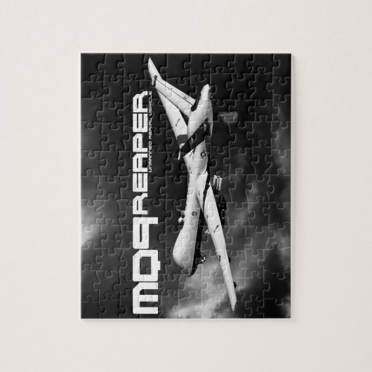 ギフト用の箱が付いているMQ-9収穫者8x10の写真のパズル ジグソーパズル (縦)