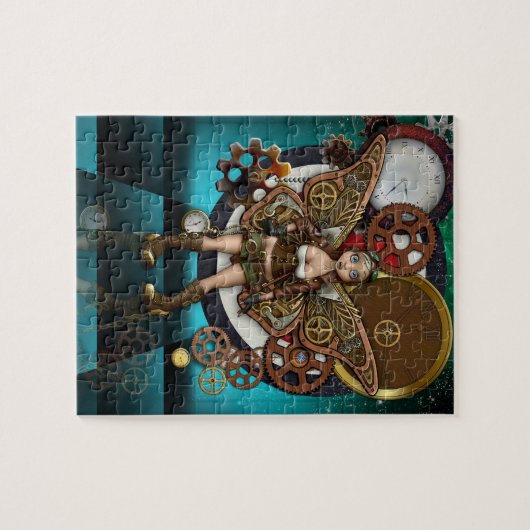 ギフト用の箱が付いているSteampunkのパズル ジグソーパズル (横)