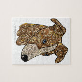 ギフト用の箱が付いているWhippet 8x10の写真のパズル ジグソーパズル (横)