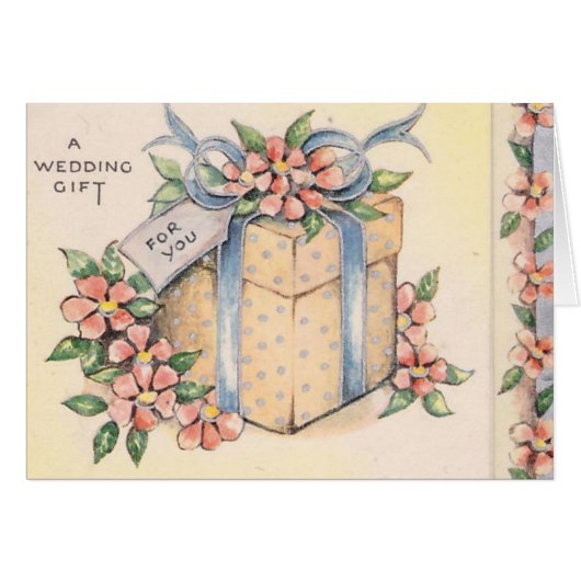 ギフト用の箱の結婚式 (正面横)