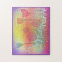 ギフト用の箱 が付いている11x14春のパズル