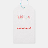 ギフト用クリスマスイメージラベル ギフトタグ (裏面)