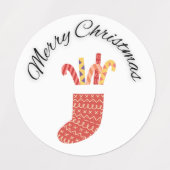 ギフト用クリスマスシール ラベル (デザイン1)