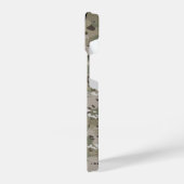 ギフト用スカル恋人軍隊退役軍人迷彩柄兵士 iPhoneケース (左側面)