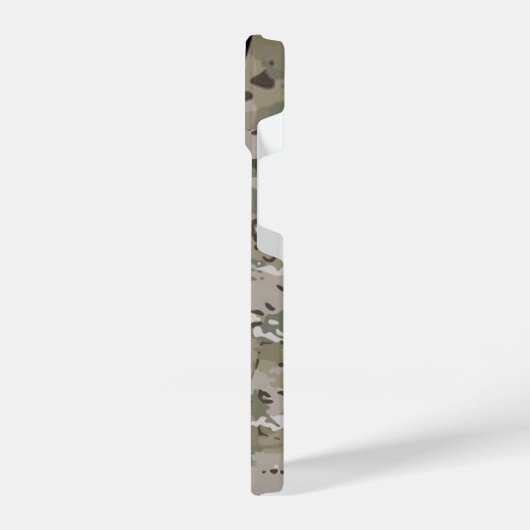 ギフト用スカル恋人軍隊退役軍人迷彩柄兵士 iPhoneケース (左側面)