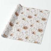 ギフト用マットラッピング紙 包まれた ラッピングペーパー (アンロールド)