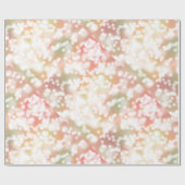 ギフト用包装紙の水彩画のパステル調の《写真》ぼけ味の汚点ライト ラッピングペーパー (フラット)