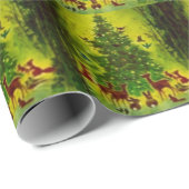 ギフト用包装紙の美しいヴィンテージのクリスマスの1950年の芸術 ラッピングペーパー (ロールコーナー)