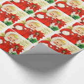 ギフト用包装紙"親愛なるLittleのNieceへのメリークリスマス" ラッピングペーパー (角)