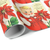 ギフト用包装紙"親愛なるLittleのNieceへのメリークリスマス" ラッピングペーパー (ロールコーナー)