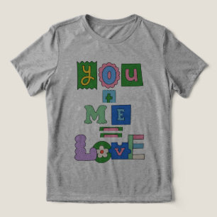 ギフト用Tシャツ灰色バレンタインデー トライブレンドＴシャツ