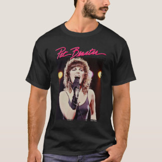 ギフト用Women Benatar Singer クラシックTシャツ Tシャツ