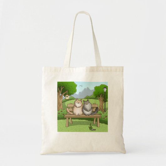 ギフト男性へボリスとナターシャのファンのためのグラフィック トートバッグ (正面)