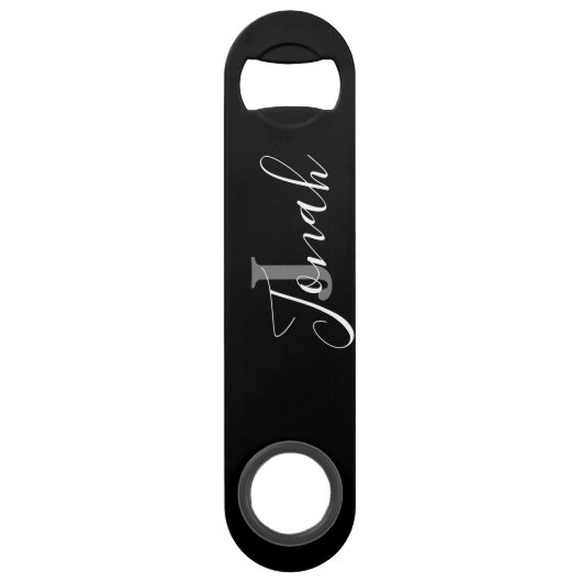 ギフト男性へ速パーソナライズされたボトルオープナー スピード栓抜き (裏面)
