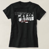 ギフト男性へ電子クラフトワーク音楽グラフィックF Tシャツ (デザイン正面)