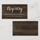 ギフト登録のエンクロージャカード エンクロージャーカード (正面/裏面)