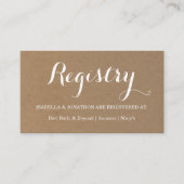 ギフト登録のエンクロージャカード エンクロージャーカード (正面)