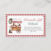 ギフト登録市場ブライダルシャワーエンクロージャカード エンクロージャーカード (正面)