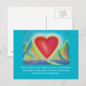 ギフト祈りの言葉葉書 ポストカード (正面/裏面)