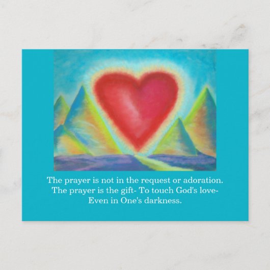 ギフト祈りの言葉葉書 ポストカード (正面)