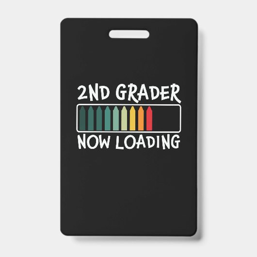 ギフト第2先生 |ロード中の2nd Grader バッジ (正面)