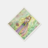 ギフト素晴らしマーとベビー妖精アートなし スタンダードカクテルナプキン (角)