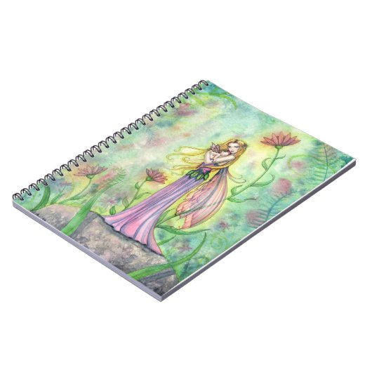 ギフト素晴らし妖精の母とベビー手帳なし ノートブック (左側)