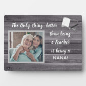 ギフト素晴らし!先生・ナナ写真プラーク フォトプラーク (正面)