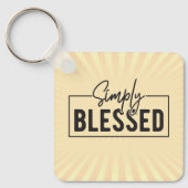 ギフト素晴らし!単に信賛美仰に基づく キーホルダー (正面)