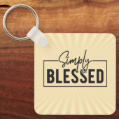 ギフト素晴らし!単に信賛美仰に基づく キーホルダー (正面)