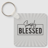 ギフト素晴らし!単に信賛美仰に基づく キーホルダー (正面)