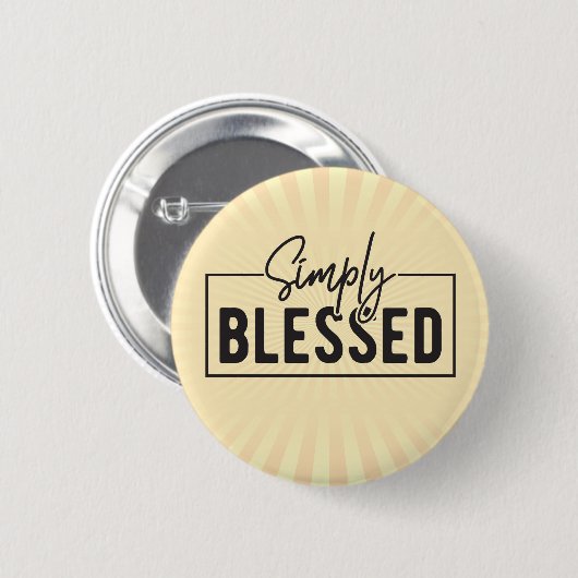 ギフト素晴らし!単に信賛美仰に基づく 缶バッジ (正面&裏面)