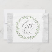 ギフト素朴券の木・植物葉 (正面)