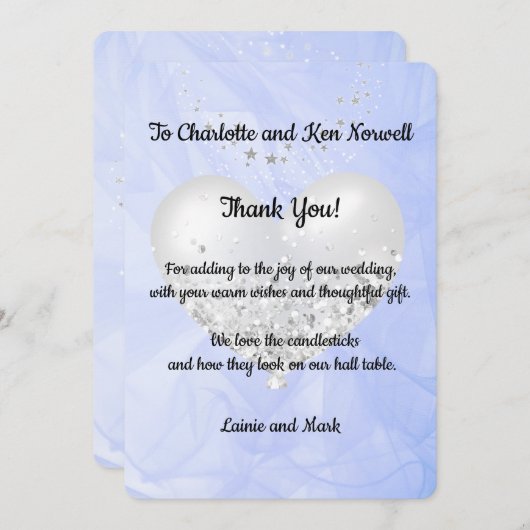 ギフト結婚ありがとう3 サンキューカード (正面/裏面)