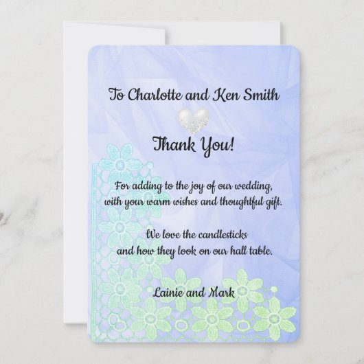 ギフト結婚ありがとう3 サンキューカード (正面)