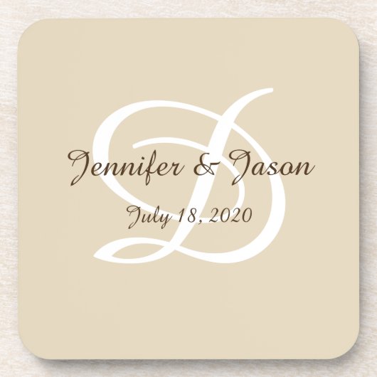 ギフト結婚コースター コースター (正面)