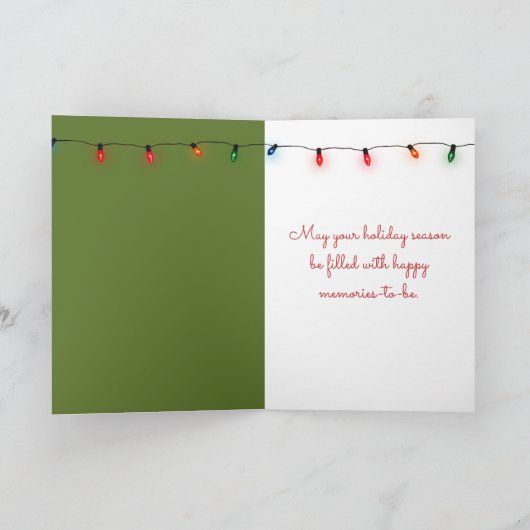 ギフト縁ど付きのクリスマスのコリー シーズンカード (内部)